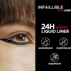 L'Oréal Paris Infailible Gip 24h Vinyl Liquid Liner Zwart - 3ml -Cosmetisch Korting 1200x1200 362