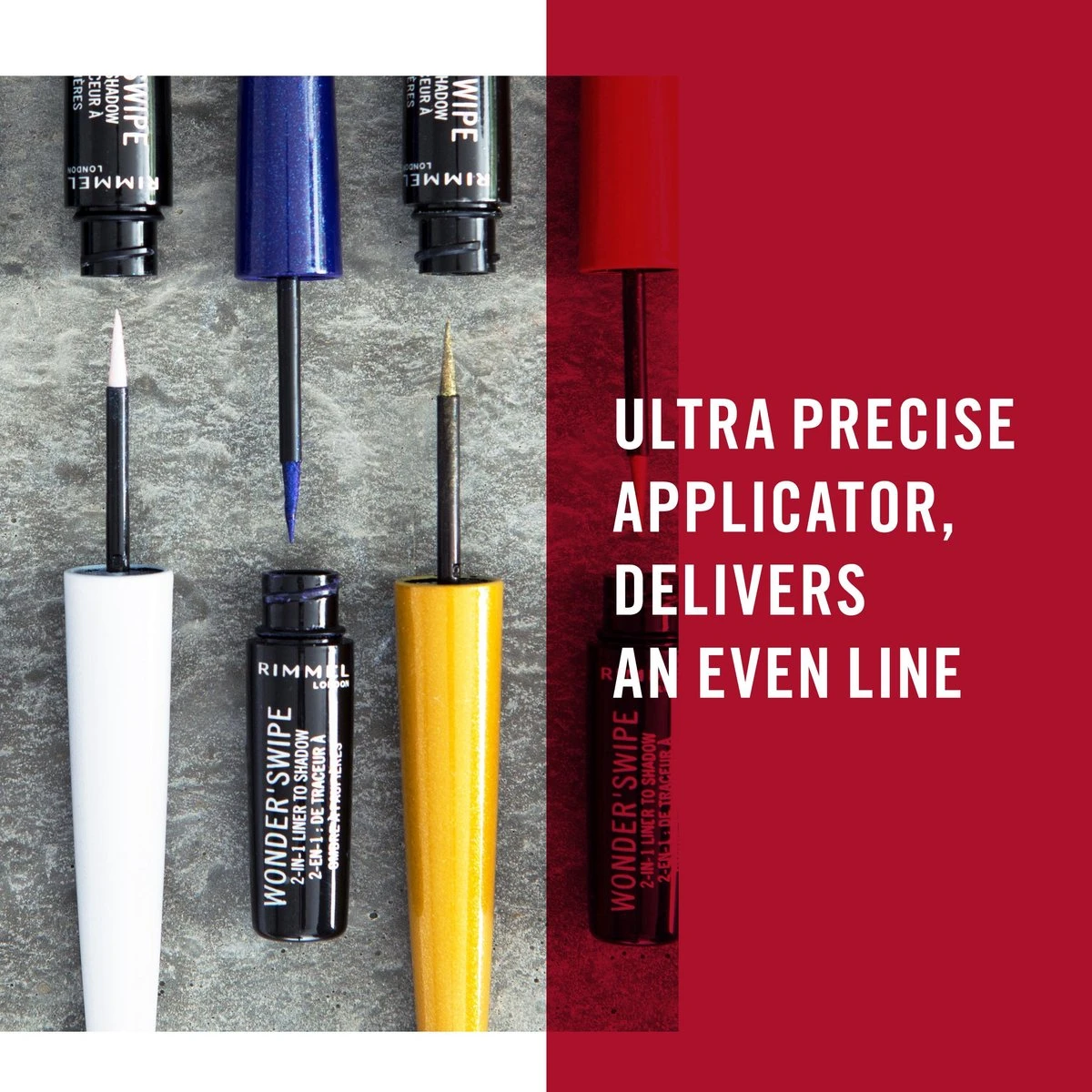 Rimmel London Wonder Swipe Eyeliner - 002 Instafamous 5 Rimmel London Wonder Swipe Eyeliner - 002 Instafamous - Afbeelding 5