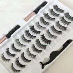 24 Magnetische Wimpers Met Eyelinerkit / 12 Paar- Herbruikbare Magnetische Wimpers - Natuurlijk Ogende Wimperspakket, 2 Buizen Magnetische Eyeliner, 3D Magnetische Nepwimperskit Met Wimperpincet - Magnetische Wimpers 12 24 Magnetische Wimpers Met Eyelinerkit / 12 Paar- Herbruikbare Magnetische Wimpers - Natuurlijk Ogende Wimperspakket, 2 Buizen Magnetische Eyeliner, 3D Magnetische Nepwimperskit Met Wimperpincet - Magnetische Wimpers -Cosmetisch Korting 1200x1200 373