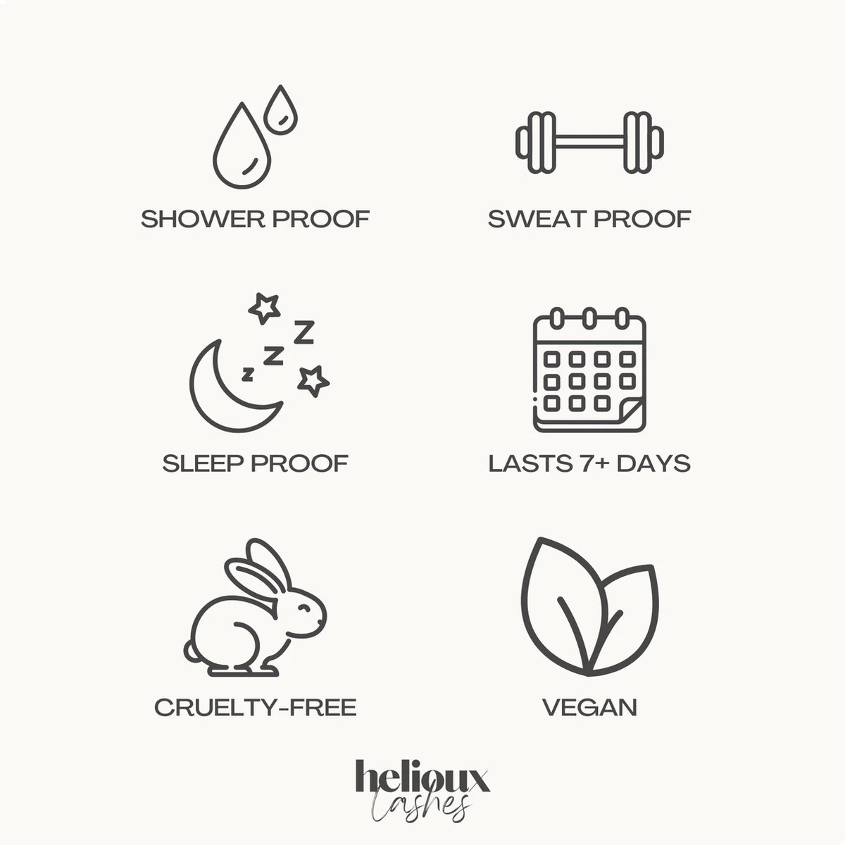 Helioux® - Quicklashes Nepwimpers - DIY Wimpersextensions Voor Thuis - 10mm - Blijven 5+ Dagen Zitten - Complete Set Incl. Wimpers, Lijm, Remover, Pincet - Herbruikbaar - Falscara 3 Helioux® - Quicklashes Nepwimpers - DIY Wimpersextensions Voor Thuis - 10mm - Blijven 5+ Dagen Zitten - Complete Set Incl. Wimpers, Lijm, Remover, Pincet - Herbruikbaar - Falscara - Afbeelding 3