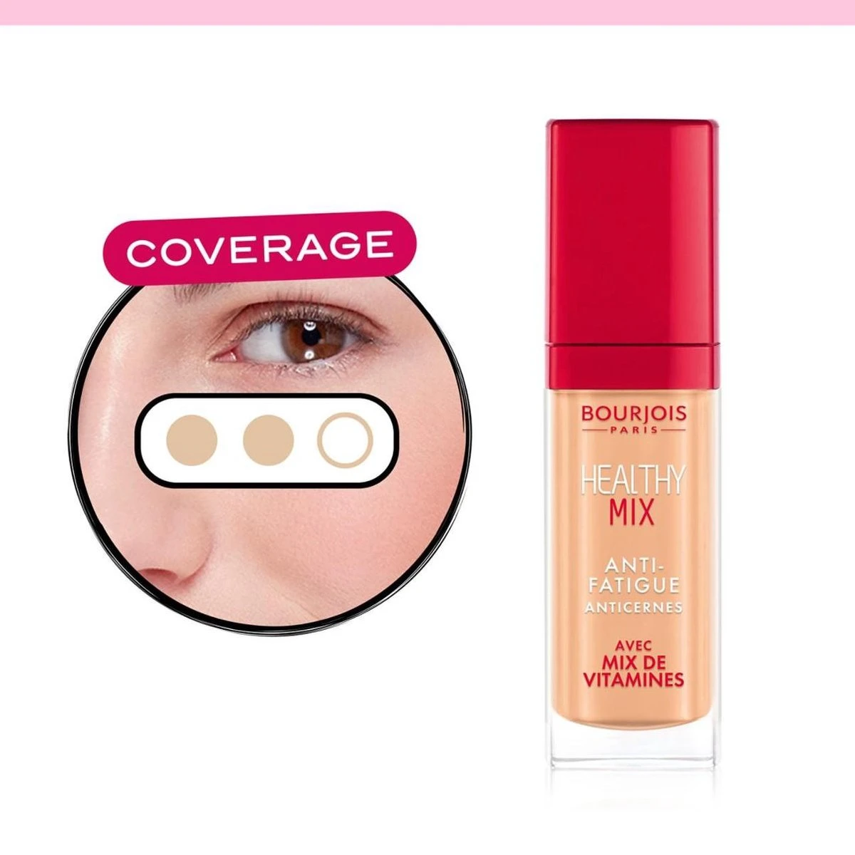 Bourjois Healty Mix Anti-Fatigue Concealer - 002 Medium Radiance 8 Bourjois Healty Mix Anti-Fatigue Concealer - 002 Medium Radiance - Afbeelding 8