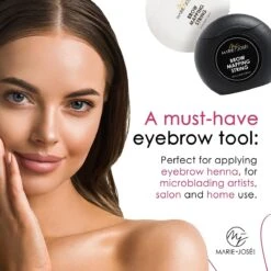 Marie-José & Co Brow Mapping String Set - Zwart & Witte Draad + 10 Vingerbeschermers - Perfect Wenkbrauwen Aftekenen Met Voorgekleurde Draad - Alternatief Voor Wenkbrauwsjablonen -Cosmetisch Korting 1200x1200 570