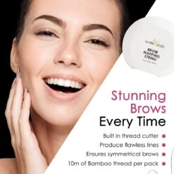 Marie-José & Co - Brow Mapping String - Voor Henna Brows & Microblading - Kleur Draad: Zwart - 1 X 10 M - 50 Toepassingen -Cosmetisch Korting 1200x1200 577