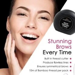 Marie-José & Co - Brow Mapping String - Voor Henna Brows & Microblading - Kleur Draad: Wit - 1 X 10M - Voldoende Voor 50 Toepassingen -Cosmetisch Korting 1200x1200 584