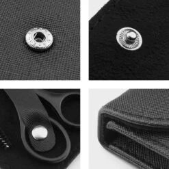 Wenkbrauw Trimmer Set - 8-delig – Met Epileer Pincet, 2x Wenkbrauw Schaartje, 2x Wenkbrauwmesje, Wenkbrauw Borstel, Wenkbrauwpotlood, Spoolie – In Stevige Etui - Zwart -Cosmetisch Korting 1200x1200 598