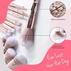 BeauRose Make Up Kwasten Set - Make Up Brush - Oogschaduw - Foundation Kwast - Poeder Kwast - Brush - Make Up - Cosmetica - Kwasten Set – Make Up Tasje - 12 Stuks 13 BeauRose Make Up Kwasten Set - Make Up Brush - Oogschaduw - Foundation Kwast - Poeder Kwast - Brush - Make Up - Cosmetica - Kwasten Set – Make Up Tasje - 12 Stuks -Cosmetisch Korting 1200x1200 609