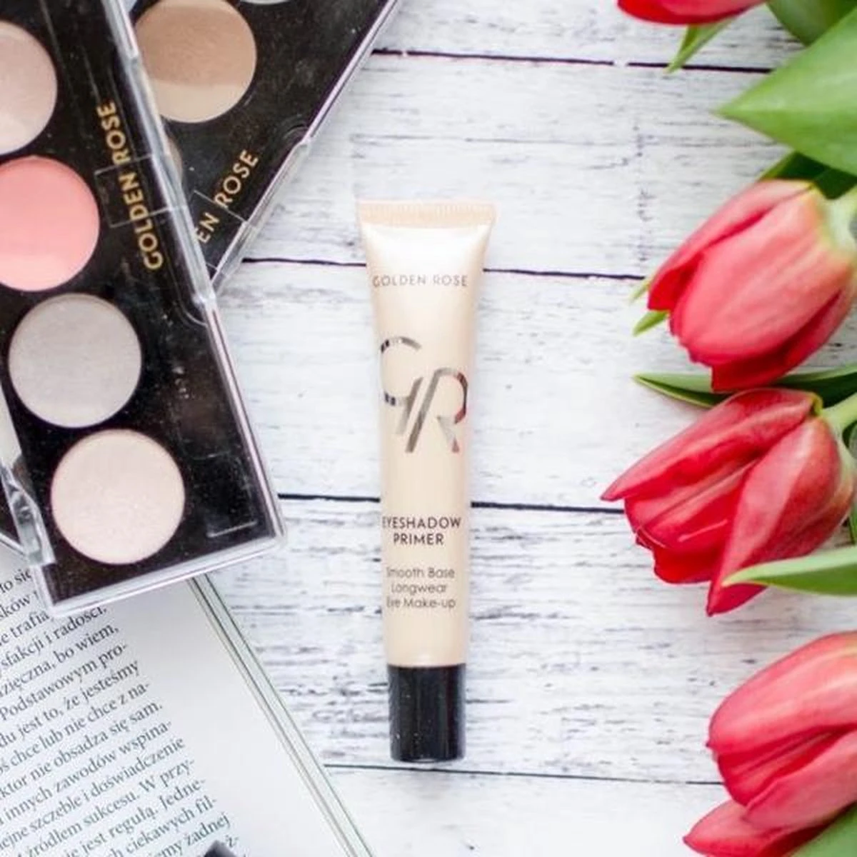 Golden Rose Eyeshadow Primer Oogschaduw Basis Transparante Oogschaduw Primer 2 Golden Rose Eyeshadow Primer Oogschaduw Basis Transparante Oogschaduw Primer - Afbeelding 2