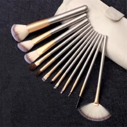 Professionele Make-up Kwastenset - 12 Delig - Beige-Goud 15 Professionele Make-up Kwastenset - 12 Delig - Beige-Goud -Cosmetisch Korting 1200x1200 650