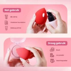 Beauty Blender - Make-up Sponsjes - Spons - 8 Stuks - Zacht & Perfecte Vorm! 11 Beauty Blender - Make-up Sponsjes - Spons - 8 Stuks - Zacht & Perfecte Vorm! -Cosmetisch Korting 1200x1200 701