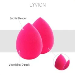 LYVION Make-up Blender Roze - Powder Puff Sponsje - Blending Foundation Pink - Set Van 2 8 LYVION Make-up Blender Roze - Powder Puff Sponsje - Blending Foundation Pink - Set Van 2 -Cosmetisch Korting 1200x1200 704