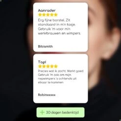 Essire Luxe Wenkbrauw Borstel - Wimperborstel - Wimperkam - 3-in-1 -Cosmetisch Korting 1200x1200 727