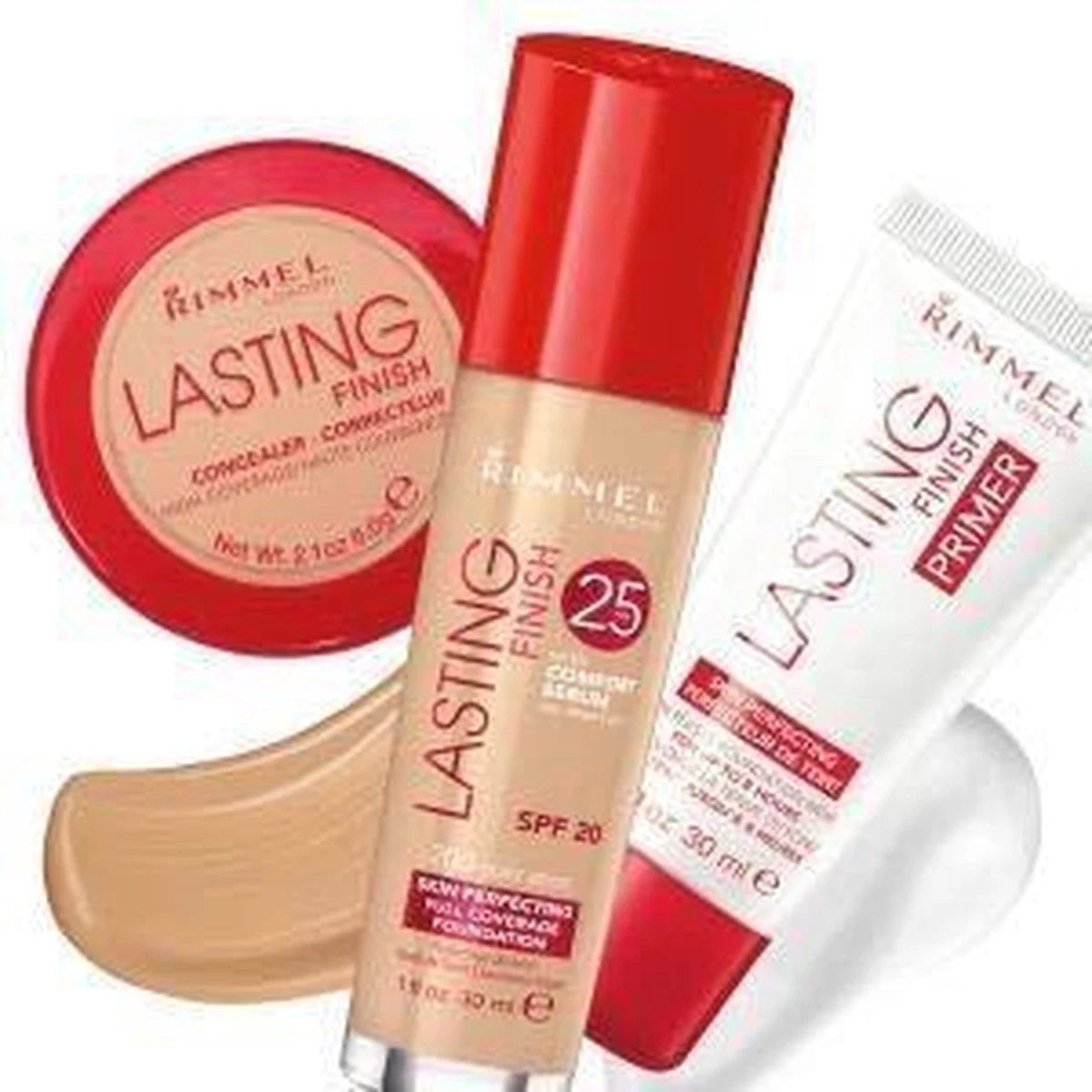 Rimmel London Lasting Finish Foundation - 200 Soft Beige 10 Rimmel London Lasting Finish Foundation - 200 Soft Beige - Afbeelding 10