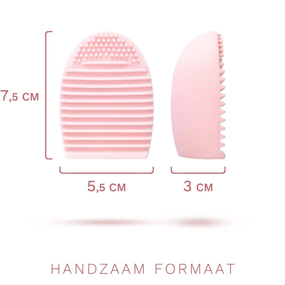 Make Up Kwasten Reiniger - Brush Cleaner - Roze 8 Make Up Kwasten Reiniger - Brush Cleaner - Roze - Afbeelding 8