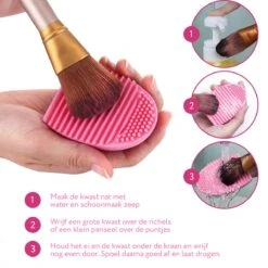 Make Up Kwasten Reiniger - Egg Roze - BrushEgg - Kwastenreiniger 7 Make Up Kwasten Reiniger - Egg Roze - BrushEgg - Kwastenreiniger -Cosmetisch Korting 1200x1200 758