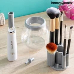 Innovagoods Luxe Make-up Kwastenreiniger - Elektrisch - Reinigen én Drogen - Draadloos - Make-up Borstels Schoonmaken -Cosmetisch Korting 1200x1200 766