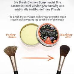 Professionele Vegan Kwastenreiniger Zeep, Cosmetica Kwast En Make-up Kwast, Zeep Van Tritart 100 G + Hart Reiniger -Cosmetisch Korting 1200x1200 780