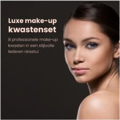 Saaf Make Up Kwasten - 8-Delige Set - Incl. Etui - Poederkwasten - Kabuki Kwast - Roze 10 Saaf Make Up Kwasten - 8-Delige Set - Incl. Etui - Poederkwasten - Kabuki Kwast - Roze -Cosmetisch Korting 1200x1200 789