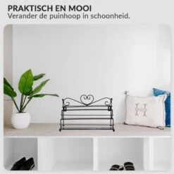 Confibel Nagellak Organizer - Nagellak Flesjes Houder - Essentiële Oliën Organizer - Rek Voor Flesjes - Wanddecoratie - Zwart -Cosmetisch Korting 1200x1200 807