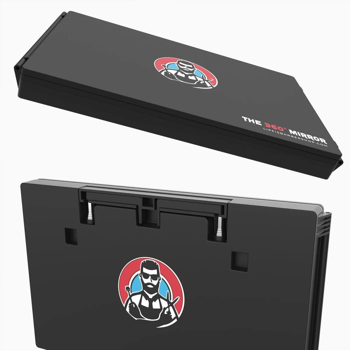 360 ° Graden Spiegel - SELF Cut Mirror System - DRIE Zijspiegel Voor Zelfknippend Haar Met In Hoogte Verstelbare Telescopische Haken (360 Spiegels Met LED-verlichting) (Slechts 360 Spiegels) 2 360 ° Graden Spiegel - SELF Cut Mirror System - DRIE Zijspiegel Voor Zelfknippend Haar Met In Hoogte Verstelbare Telescopische Haken (360 Spiegels Met LED-verlichting) (Slechts 360 Spiegels) - Afbeelding 2