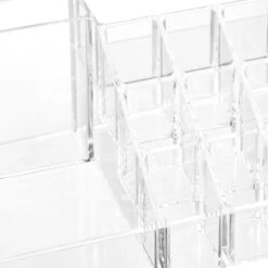 Relaxdays Make-up Organizer - Tweedelig - Cosmetica Opbergdoos - Transparant -Cosmetisch Korting 1200x1200 855