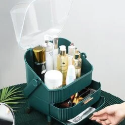 PIXMY® - Make Up Organizer – Ladekastje – Sieraden Houder - Groen -Cosmetisch Korting 1200x1200 881