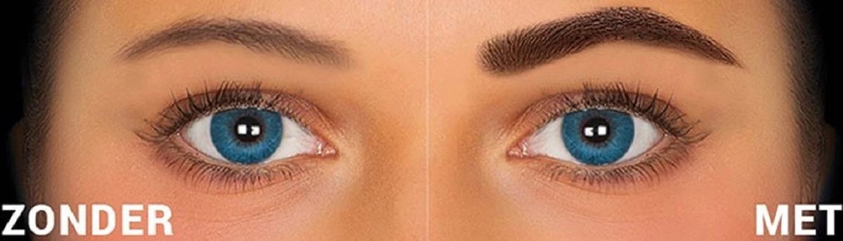 Merkloos Magic Wenkbrauw Antraciet/donker/grijs 1 Merkloos Magic Wenkbrauw Antraciet/donker/grijs