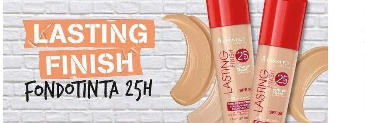 Rimmel London Lasting Finish Foundation - 200 Soft Beige 5 Rimmel London Lasting Finish Foundation - 200 Soft Beige - Afbeelding 5