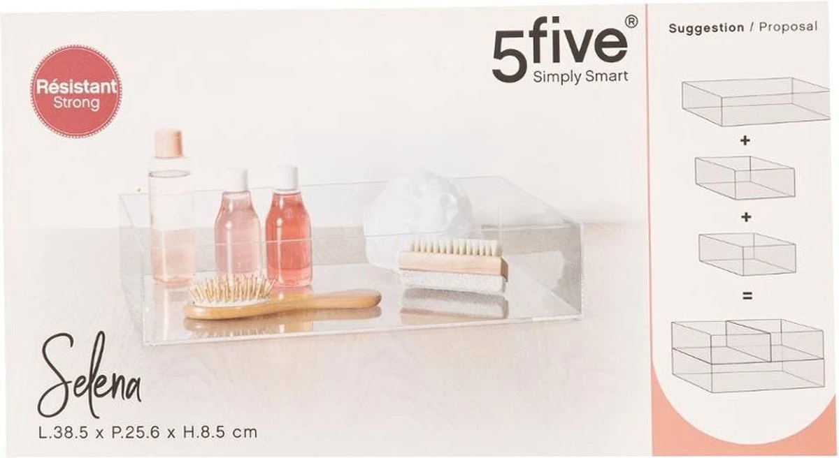 Five® Make-up Bakken - Transparant - Stapelbaar 5 Five® Make-up Bakken - Transparant - Stapelbaar - Afbeelding 5