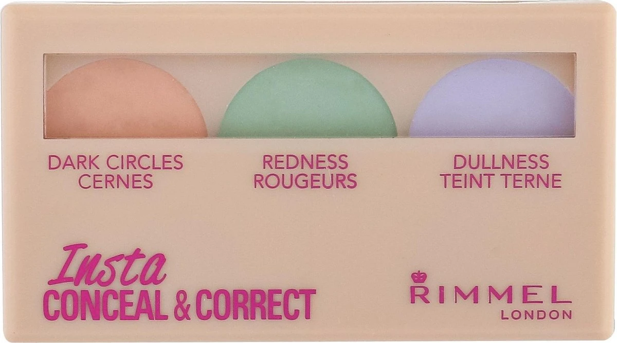 Rimmel London Rimmel Insta Conceal & Correct Palette - Correct Palette 1 Rimmel London Rimmel Insta Conceal & Correct Palette - Correct Palette