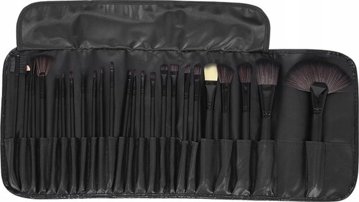 Professionele 24-Delige Make-Up Kwastenset - Cosmetica Visagie Makeup Kwasten Set - Mascara/Oogschaduw/Concealer/Foundation/Blush/Eyeliner/Highlighter/Poederkwast Beauty Brush - Contourkwast Make Up Brushes Borstels Penselen - Met Luxe Opberg Etui 12 Professionele 24-Delige Make-Up Kwastenset - Cosmetica Visagie Makeup Kwasten Set - Mascara/Oogschaduw/Concealer/Foundation/Blush/Eyeliner/Highlighter/Poederkwast Beauty Brush - Contourkwast Make Up Brushes Borstels Penselen - Met Luxe Opberg Etui - Afbeelding 12