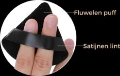 Merkloos Powder Puff Driehoek - Beauty Blender - Powder Puff - Poederdons - 12 Stuks - Zwart -Cosmetisch Korting 1200x764 2