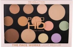Makeup Revolution HD Pro Palette The Works - Light/Medium 7 Makeup Revolution HD Pro Palette The Works - Light/Medium -Cosmetisch Korting 1200x778
