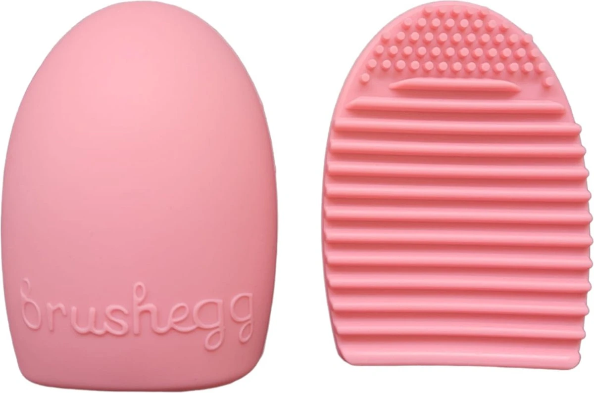 Brush Cleaner - Make Up Brush Cleaner - Kwasten Reiniger - Brush Egg - Roze - ODaani 1 Brush Cleaner - Make Up Brush Cleaner - Kwasten Reiniger - Brush Egg - Roze - ODaani