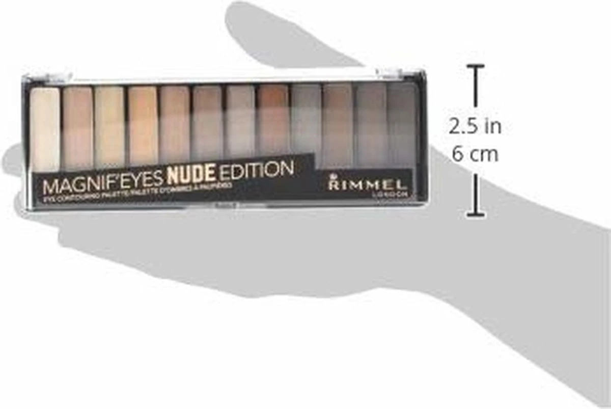 Rimmel London MagnifEyes Oogschaduw - 001 Nude Edition 12 Rimmel London MagnifEyes Oogschaduw - 001 Nude Edition - Afbeelding 12