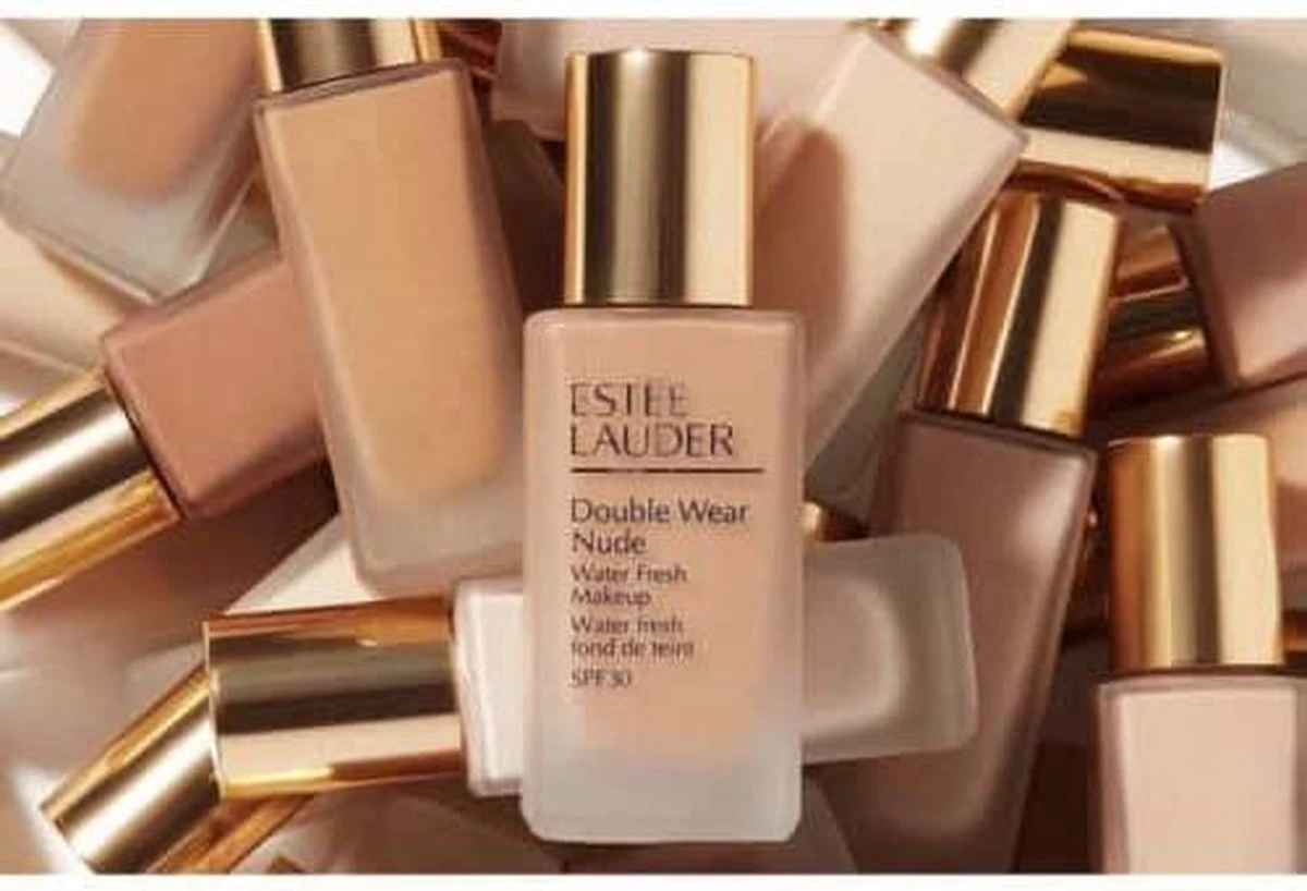 Estee Lauder - Double Wear Nude Water Fresh Makeup Spf30 Lightweight Foundation 1W1 Bone 30Ml 5 Estee Lauder - Double Wear Nude Water Fresh Makeup Spf30 Lightweight Foundation 1W1 Bone 30Ml - Afbeelding 5