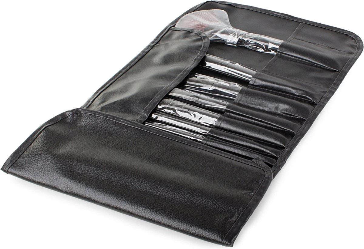 Borvat® | Professionele 24-Delige Make-Up Kwastenset | Cosmetica Visagie Makeup Kwasten Set | Mascara/Oogschaduw/Concealer/Foundation/Blush/Eyeliner/Highlighter/Poederkwast Beauty Brush | Contourkwast Make | Borstels | Penselen | Met Luxe Opberg Etu 3 Borvat® | Professionele 24-Delige Make-Up Kwastenset | Cosmetica Visagie Makeup Kwasten Set | Mascara/Oogschaduw/Concealer/Foundation/Blush/Eyeliner/Highlighter/Poederkwast Beauty Brush | Contourkwast Make | Borstels | Penselen | Met Luxe Opberg Etu - Afbeelding 3