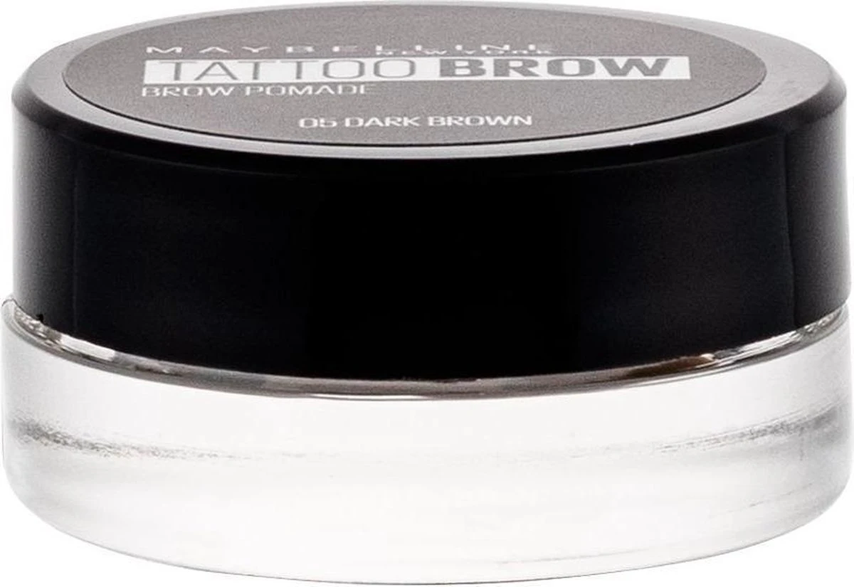 Maybelline Tattoo Brow Lasting Color Pomade - 05 Dark Brown 2 Maybelline Tattoo Brow Lasting Color Pomade - 05 Dark Brown - Afbeelding 2