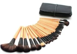 32-delige Make Up Set - Kwasten Set - Make Up Etui - Zwarte Professionele Make Up Set -Cosmetisch Korting 1200x835 3