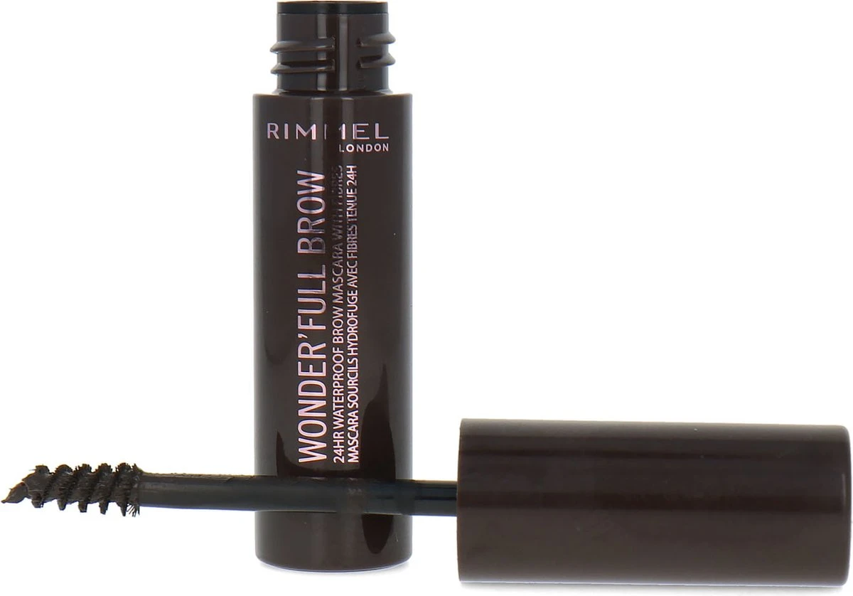 Rimmel London Wonder'full 24 Hour Brow Mascara - Wenkbrauwgel - 003 Dark Brown 4 Rimmel London Wonder'full 24 Hour Brow Mascara - Wenkbrauwgel - 003 Dark Brown - Afbeelding 4