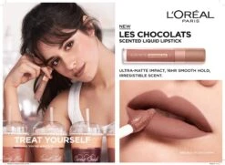 L’Oréal Paris Make-Up Designer Les Chocolats Lipstick - 842 Candy Man - Paars - Ultra Matte Lippenstift Met Chocoladegeur - 7,6 Ml 25 L’Oréal Paris Make-Up Designer Les Chocolats Lipstick - 842 Candy Man - Paars - Ultra Matte Lippenstift Met Chocoladegeur - 7,6 Ml -Cosmetisch Korting 1200x881 1