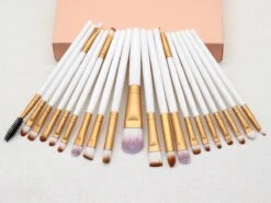Evvie 20-delige Make-up Kwasten Set - Wit Goud -Cosmetisch Korting 1200x901 4