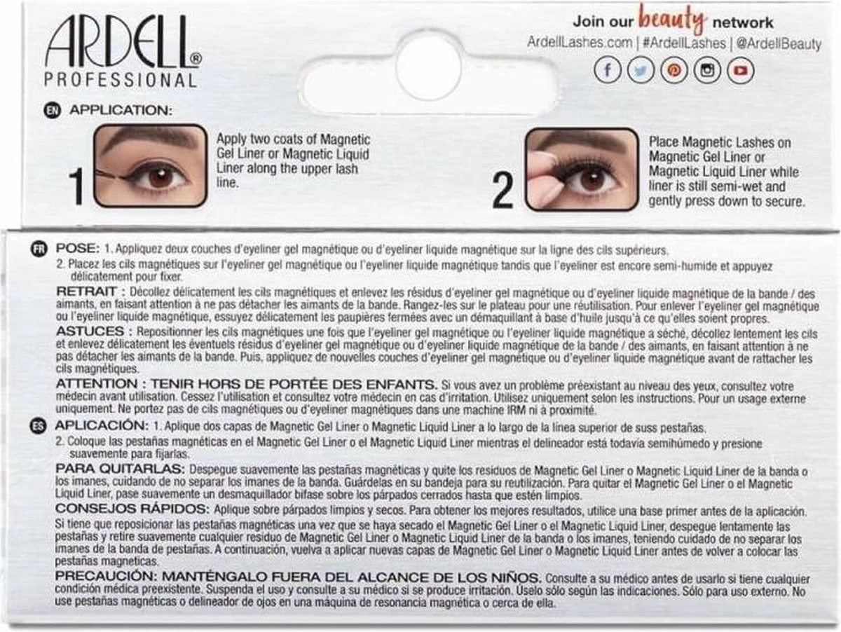 Ardell Magnetic Lash - 3D Faux Mink 854 6 Ardell Magnetic Lash - 3D Faux Mink 854 - Afbeelding 6