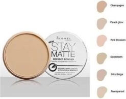 Rimmel London Rimmel - Stay Matte Matte Pressed Powder 14 G 002 Pink Blossom - 16 Rimmel London Rimmel - Stay Matte Matte Pressed Powder 14 G 002 Pink Blossom - -Cosmetisch Korting 1200x949 1