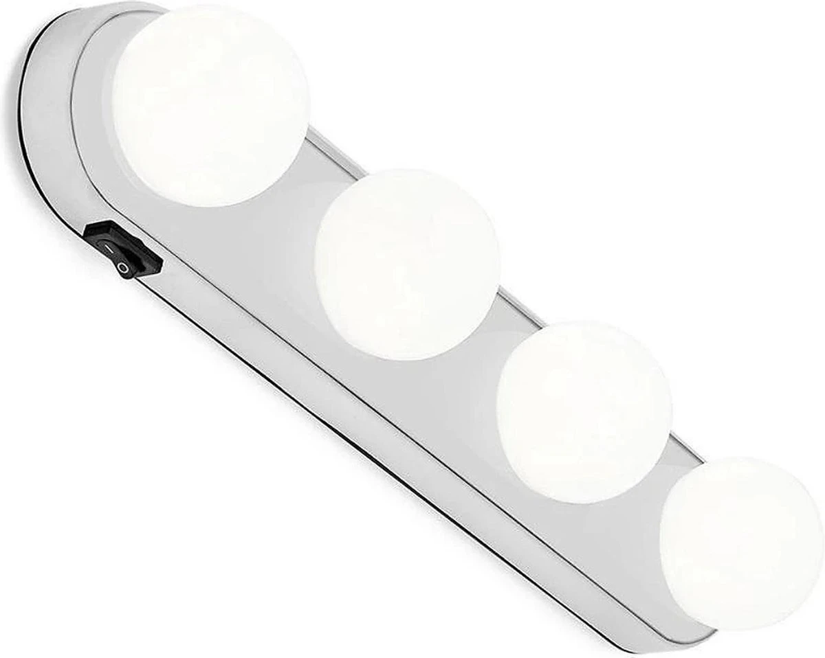 Merkloos Deluxe Make Up Spiegelverlichting – Met Zuignap - Hollywood Spiegel Lampen – Wit Licht – Led Lamp - Spiegellamp – Schilderijverlichting – Visagie Spiegel – Spiegel Licht – Sfeerverlichting – Werkt Op AA-Batterijen 9 Merkloos Deluxe Make Up Spiegelverlichting – Met Zuignap - Hollywood Spiegel Lampen – Wit Licht – Led Lamp - Spiegellamp – Schilderijverlichting – Visagie Spiegel – Spiegel Licht – Sfeerverlichting – Werkt Op AA-Batterijen - Afbeelding 9