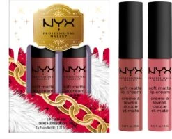NYX Professional Makeup - Holidays 2022 Mrs Claus - Soft Matte Lip Cream Duo 02 - Roze 8 NYX Professional Makeup - Holidays 2022 Mrs Claus - Soft Matte Lip Cream Duo 02 - Roze -Cosmetisch Korting 1200x972