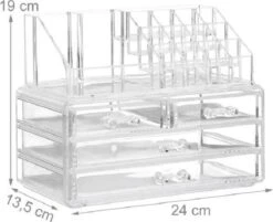 Merkloos Make-up Organizer - Tweedelig - Cosmetica Opbergdoos 11 Merkloos Make-up Organizer - Tweedelig - Cosmetica Opbergdoos -Cosmetisch Korting 1200x976 1