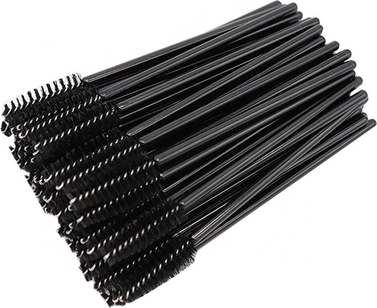 Merkloos Wegwerp Wimper En Wenkbrauw Borsteltjes - Mascara Borsteltjes - 10 Stuks - Diep Zwart 1 Merkloos Wegwerp Wimper En Wenkbrauw Borsteltjes - Mascara Borsteltjes - 10 Stuks - Diep Zwart