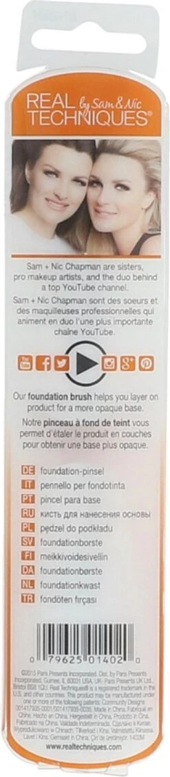 Real Techniques Foundation Brush - Make-up Kwast -Cosmetisch Korting 264x1200 2