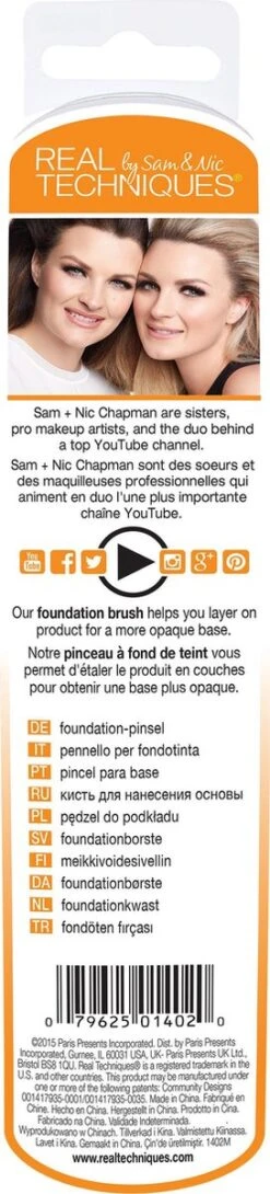 Real Techniques Foundation Brush - Make-up Kwast -Cosmetisch Korting 272x1200 7