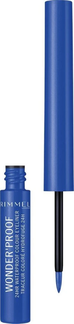 Rimmel London Rimmel Wonder'proof Liner Eyeliner - 005 Blue -Cosmetisch Korting 275x1200 3